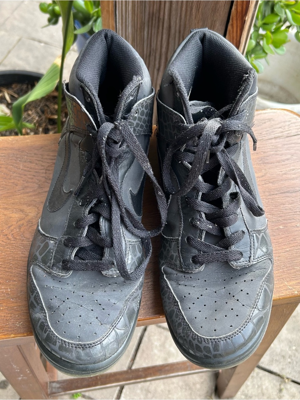 Nike SB Dunk High Black Size 10 Men’s Shoes - Picture 3 of 7